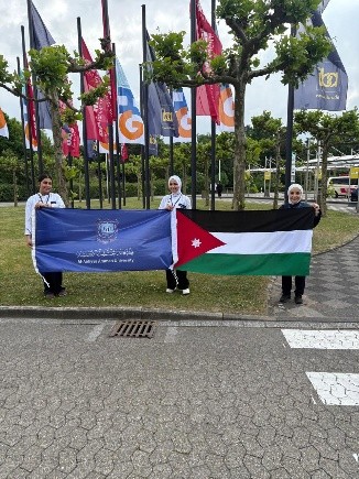 Chef Maysaa with Team Jordan at IBA 2025